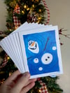 Olaf Frozen Folded Cards