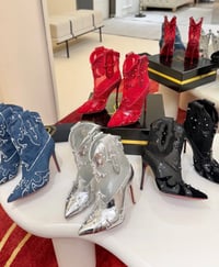 Image 2 of STARGIRL COWBOY SILVER BOOTS