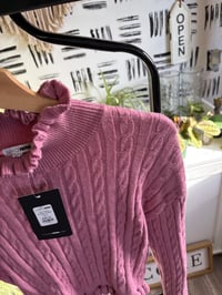 Image 2 of NWT pink sweater 