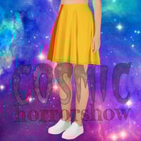 Image 2 of Orange n Yellow Skater Skirt