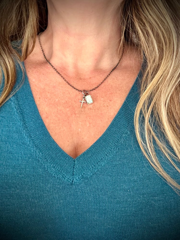 Image of Dry Creek Dainty Cross charm Necklace