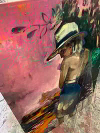 Image 4 of Painting / maleri / "Et øjeblik VIIII" / 90x130 cm