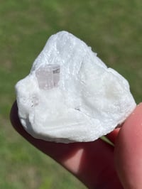 Image 4 of Purple Scapolite In Marble Matrix Specimen | Afghanistan #2956