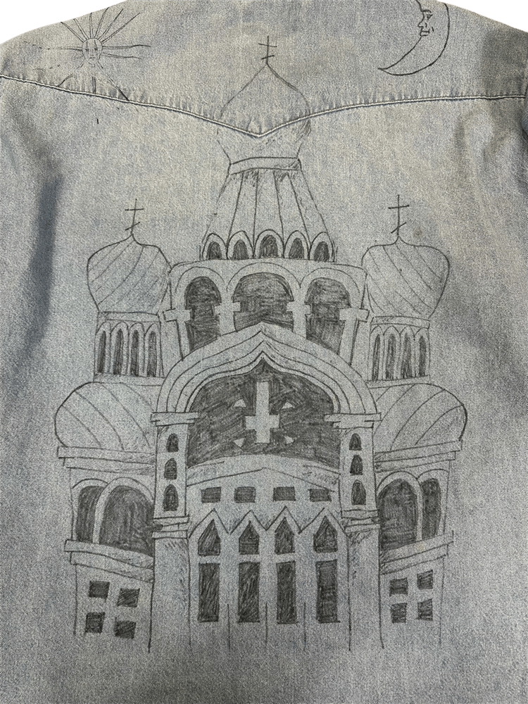 Image of Limited Supply USSR Prison Blues “tattoo” Shirt