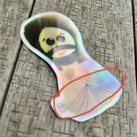 Image 2 of Defect Divine Mercy Jesus Stickers