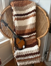 cozy coffee blanket