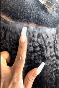 Image 3 of Afro Straight Clip-In Extensions