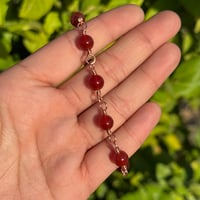Image 1 of Carnelian Bracelet ❤️