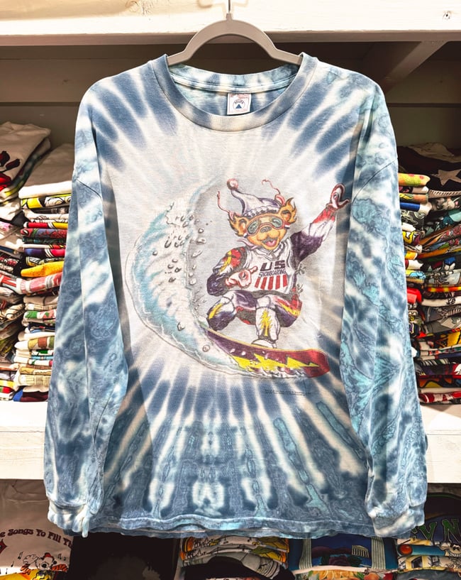 Grateful Dead 1996 U.S. Snowboarding Longsleeve Shirt - Size XL