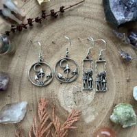 Image 2 of Framed Mushroom Earrings