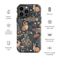 Image 25 of Woodland Creatures Boho Cottagecore Nature Inspired Cute Tough Case for iPhone®