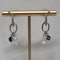 Image 1 of SWAROVSKI silver crystal earrings