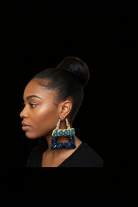 Image 1 of UNCG Aggie Bamboo Earrings