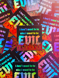 Image 1 of EVIL Holo Sticker