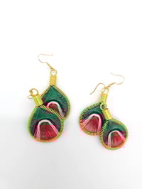 Image 4 of Drop Earrings Not Bombs (Made in Egypt)