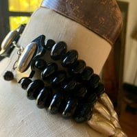 Image 8 of Silver and Lucite Beaded Necklace