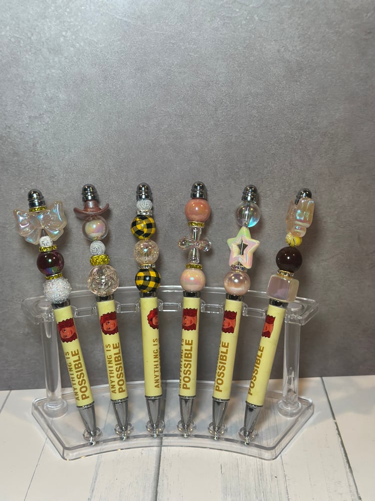 Image of Anything is possible acrylic bead pens
