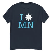 I [STAR] MN T-Shirt (Dark Blue w/ White star)