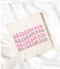Image 3 of wedding tote bag