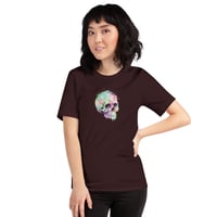 Image 7 of Colorful Watercolor Skull Unisex t-shirt