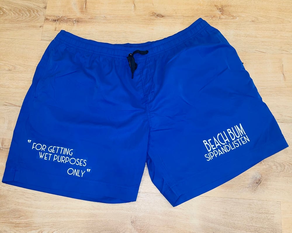 Beach BUM "For Getting Wet Purposes Only"