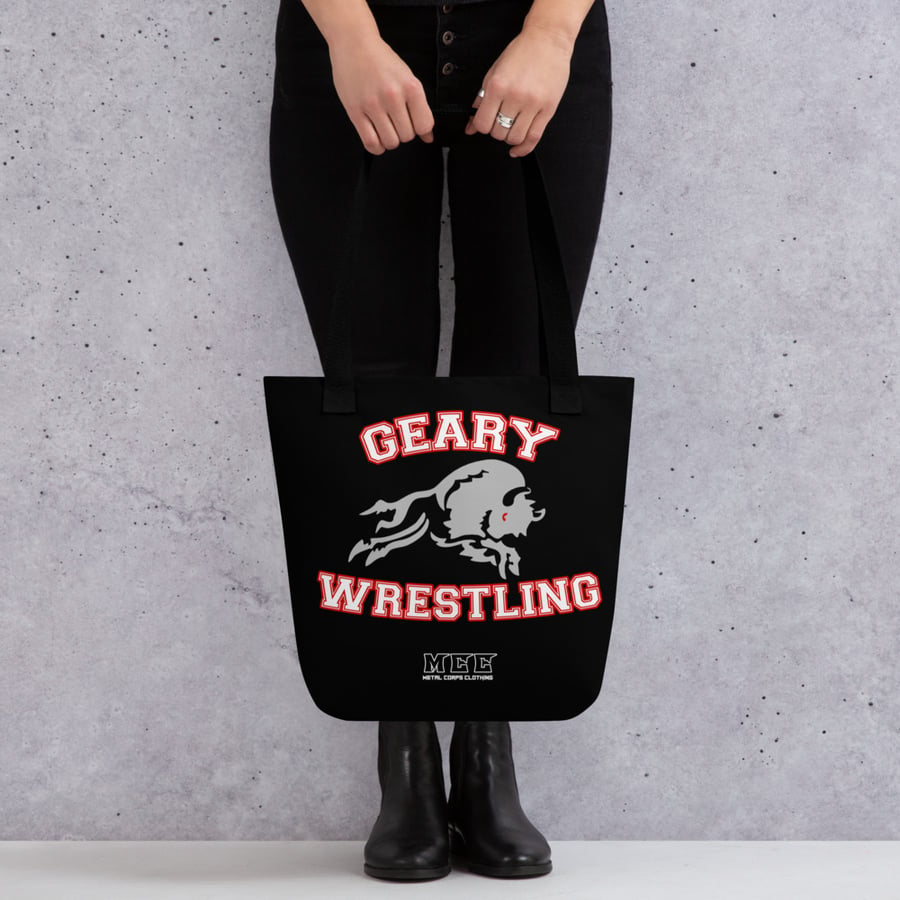 Image of Geary Wrestling Tote bag