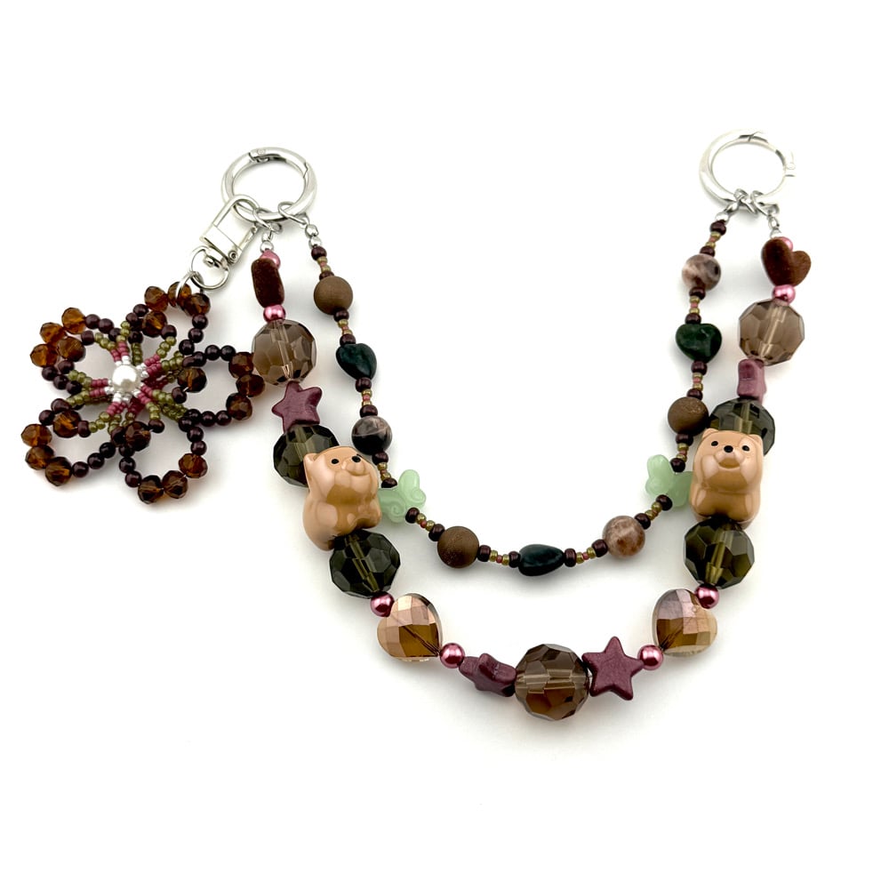 Image of Fawning Crystal Blossom Bag Chain