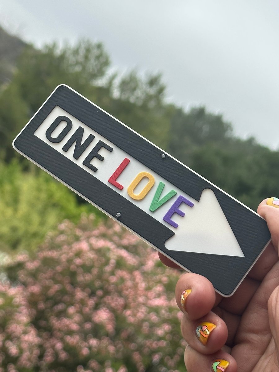 Image of One Love Maquette Magnet