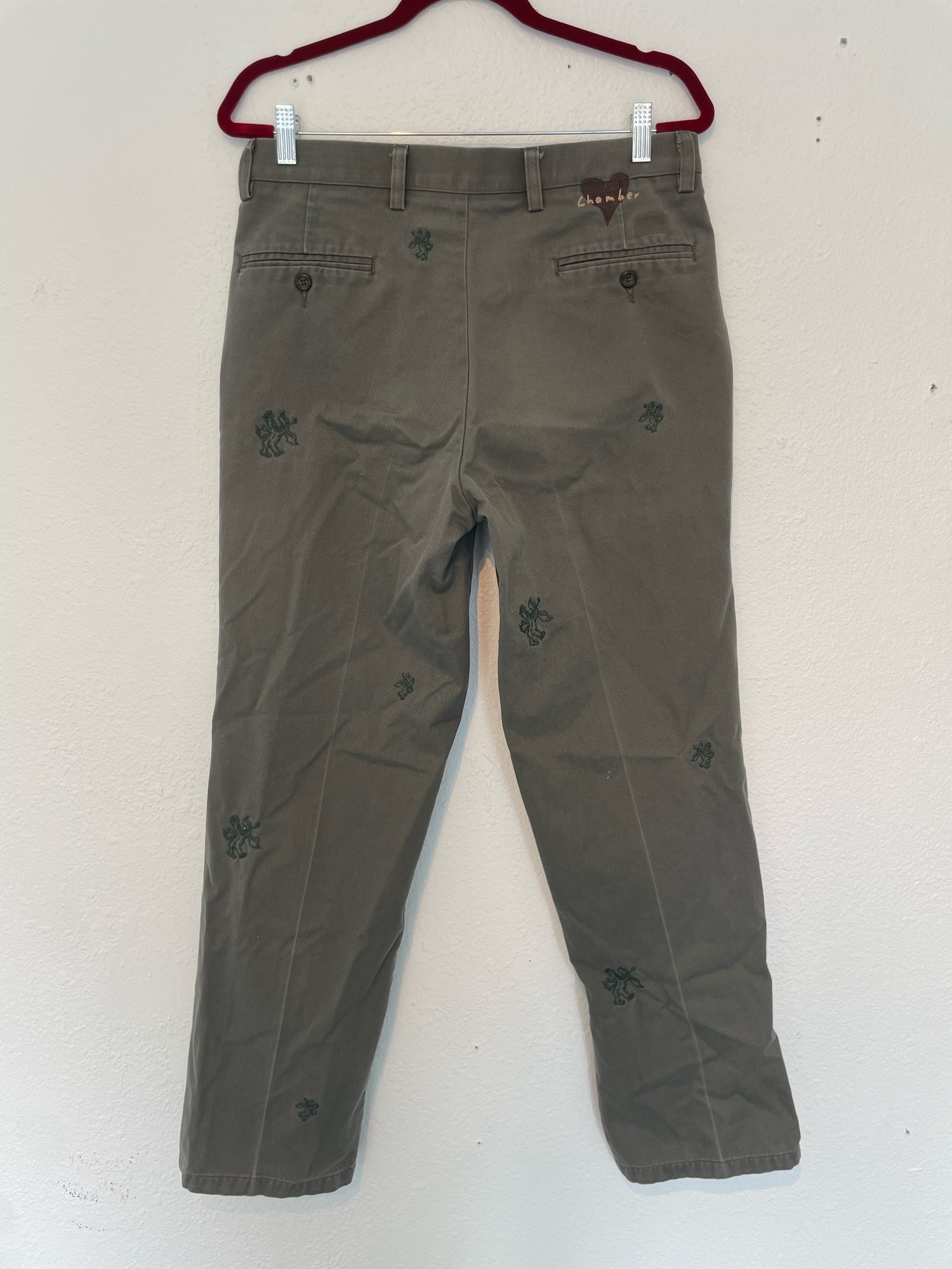 Image of Cupid trousers / washed olive 1/1