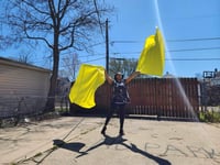 Image 3 of Priesthood worship flags - Joy(yellow) Child