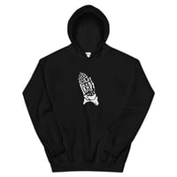 Image 1 of "Cult Rap Classic" Hoodie (White Graphic)