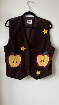Image 1 of M - brown apple vest 
