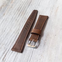 Image 1 of Corfam Style Horween Derby - Nut brown