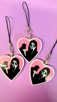 Image 1 of Ghostface Phone Charm