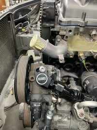 Image 1 of 2JZ BILLET POWER STEERING SUCTION INLET FITTING