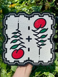 Image 1 of Diecut Screenprinted Cherrylome Moodmat
