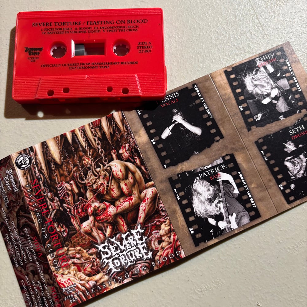 Severe Torture - "Feasting on Blood" cassette