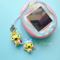 Image 3 of Cute Young Mametchi - Tamagotchi Polymer Clay Charm