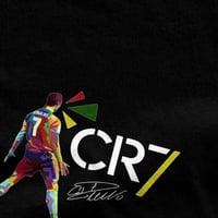 Image 5 of Cr7 Cristianoed Ronaldoed Signature T-Shirt Men Y2K Basic Pure Cotton T-Shirts Beach O-Neck Fashion 