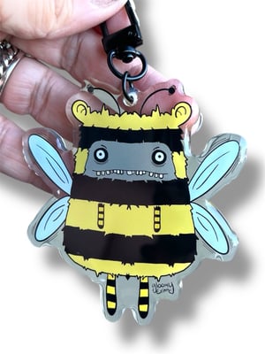 Yellow Gloombeez Keychain