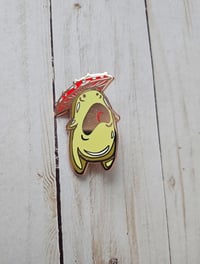 Image 2 of Screaming Mushie Enamel Pin 