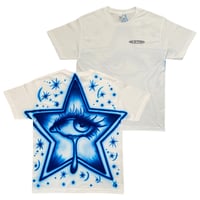 Image 1 of Airbrushed “seeing stars” t-shirt (1 of 1) Large 