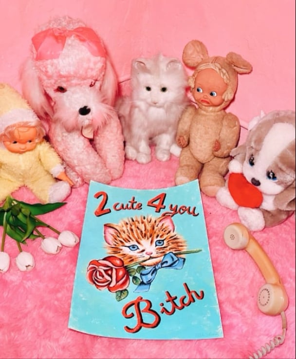 Image of BITCH original painting