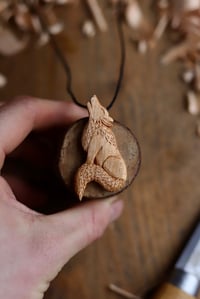 Image 4 of The Wolf- Pendant Necklace 