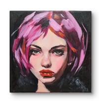 Image 1 of Girl with Pink hair
