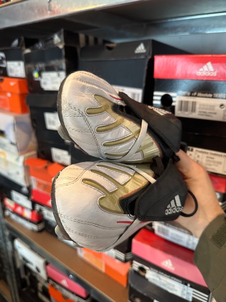 Image of Adidas Predator powerswerve FG worn White