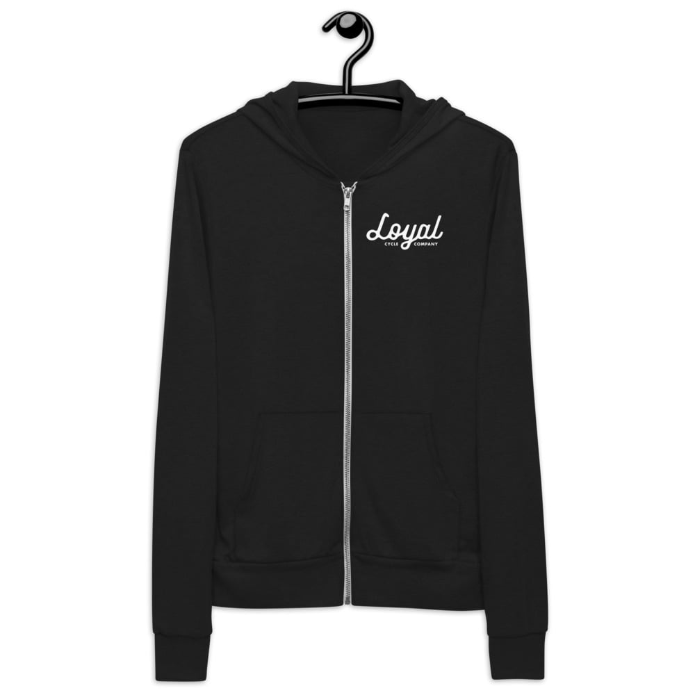 Unisex zip hoodie