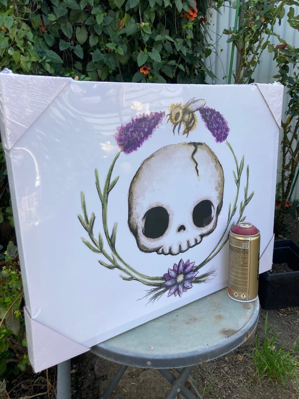 Image of "pollinate" Canvas Print