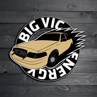 Image 1 of Big Vic Energy Vinyl Sticker 20 Pack