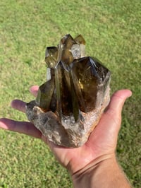Image 13 of Smoky Citrine Points Cluster #1876